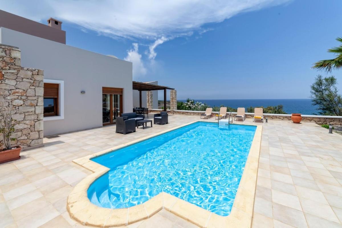 Karena Seaview Villa Gerani Chanion Buitenkant foto
